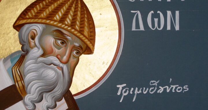 Sfântul Spiridon: „Siliți-vă să agonisiți cele cerești, nu cele pământești”