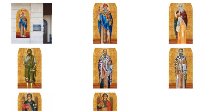 Apel pentru sprijinirea lucrării de împodobire a exteriorului bisericii Sf. Spiridon cu 7 icoane în mozaic